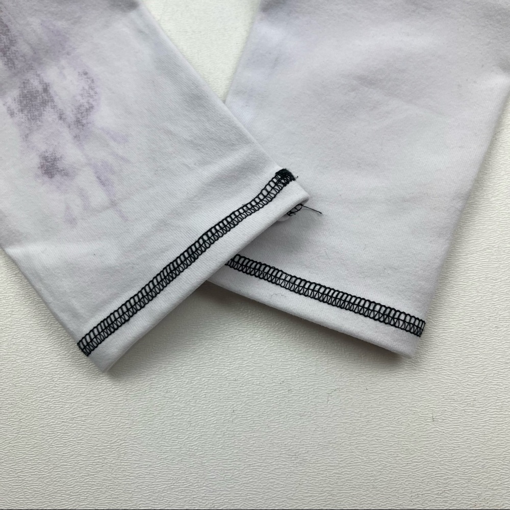 ALO Yoga Airbrush Purple Smoke Printed Leggings - Picture 9 of 9